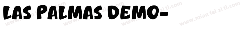Las Palmas Demo字体转换